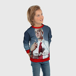 Свитшот детский Eminem Fire, цвет: 3D-красный — фото 2