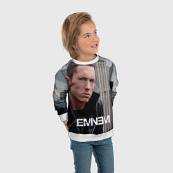 Свитшот детский Eminem: It's Rap, цвет: 3D-белый — фото 2