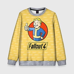 Свитшот детский Fallout 4: Pip-Boy, цвет: 3D-меланж
