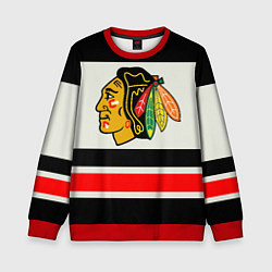 Свитшот детский Chicago Blackhawks, цвет: 3D-красный