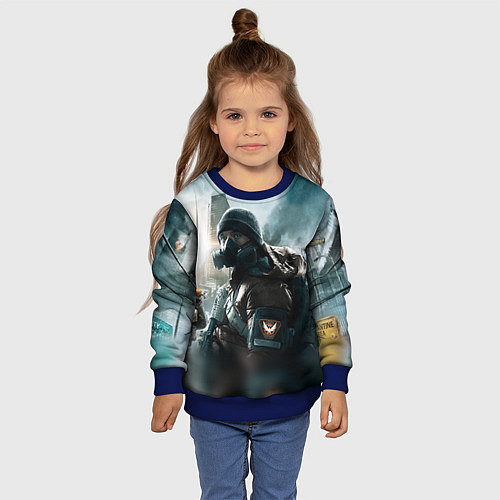 Детский свитшот Division 1 / 3D-Синий – фото 4
