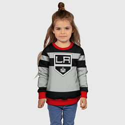Свитшот детский Los Angeles Kings, цвет: 3D-красный — фото 2