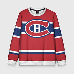 Свитшот детский Montreal Canadiens, цвет: 3D-белый