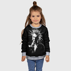 Свитшот детский Горшок 1, цвет: 3D-меланж — фото 2