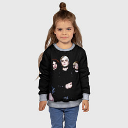 Свитшот детский My Chemical Romance, цвет: 3D-меланж — фото 2