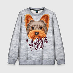 Детский свитшот Йоркширский терьер