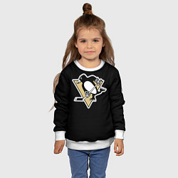 Свитшот детский Pittsburgh Penguins: Malkin, цвет: 3D-белый — фото 2