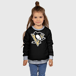 Свитшот детский Pittsburgh Penguins: Crosby, цвет: 3D-меланж — фото 2