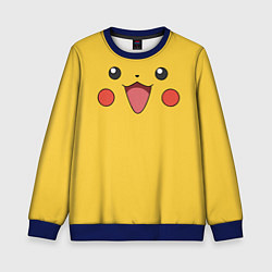 Свитшот детский Пикачу, цвет: 3D-синий