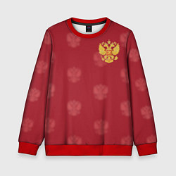 Свитшот детский Сборная России по футболу, цвет: 3D-красный