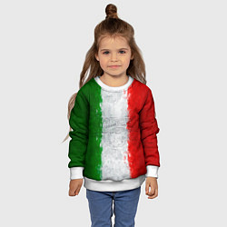 Свитшот детский Italian, цвет: 3D-белый — фото 2