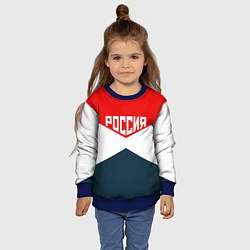 Свитшот детский Форма России, цвет: 3D-синий — фото 2