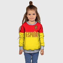 Свитшот детский Сборная Испании: Евро 2016, цвет: 3D-меланж — фото 2