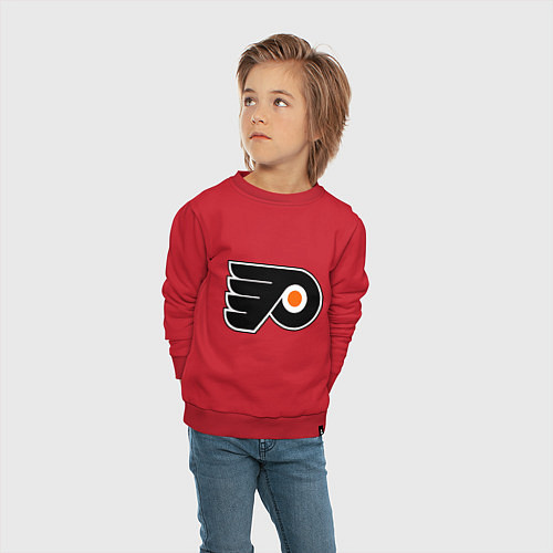 Детский свитшот Philadelphia Flyers / Красный – фото 4