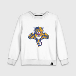 Свитшот хлопковый детский Florida Panthers, цвет: белый