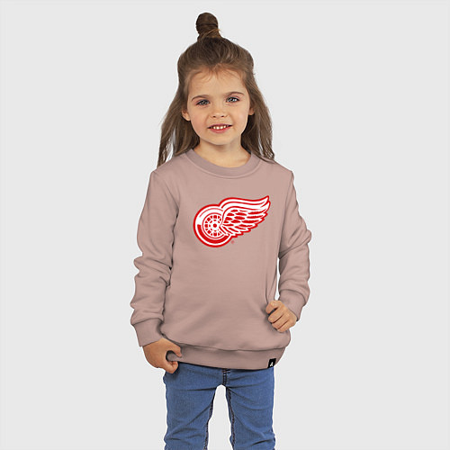 Детский свитшот Detroit Red Wings / Пыльно-розовый – фото 3