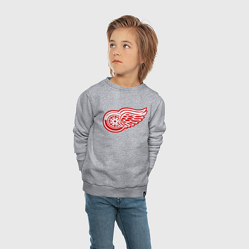 Детский свитшот Detroit Red Wings / Меланж – фото 4