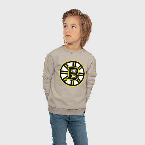 Детский свитшот Boston Bruins / Миндальный – фото 4