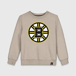 Свитшот хлопковый детский Boston Bruins, цвет: миндальный
