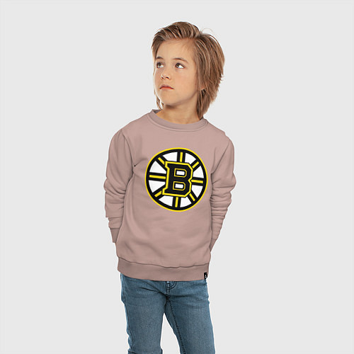 Детский свитшот Boston Bruins / Пыльно-розовый – фото 4