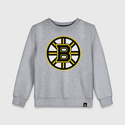 Свитшот хлопковый детский Boston Bruins, цвет: меланж