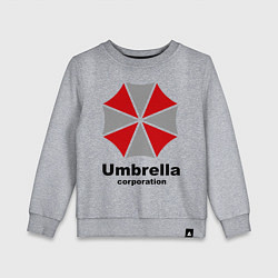 Свитшот хлопковый детский Umbrella corporation, цвет: меланж