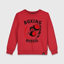 Детский свитшот Boxing Russia Forever