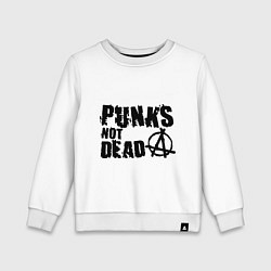 Детский свитшот Punks not dead