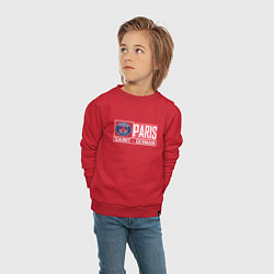 Свитшот хлопковый детский Paris Saint-Germain - New collections, цвет: красный — фото 2