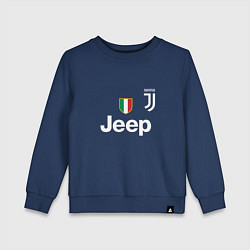 Свитшот хлопковый детский Ronaldo: Juve Sport, цвет: тёмно-синий