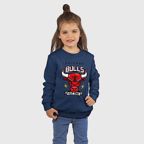 Детский свитшот Chicago Bulls est. 1966 / Тёмно-синий – фото 3
