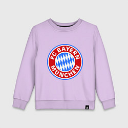 Свитшот хлопковый детский Bayern Munchen FC, цвет: лаванда