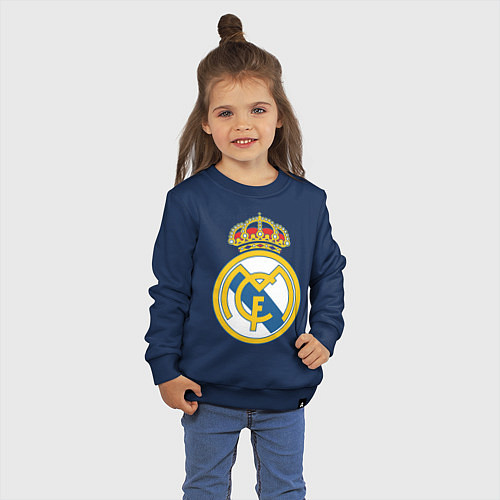 Детский свитшот Real Madrid FC / Тёмно-синий – фото 3