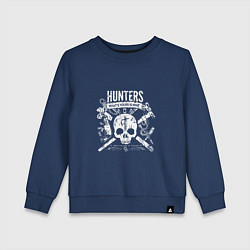 Свитшот хлопковый детский Hunters: What's your is mine, цвет: тёмно-синий