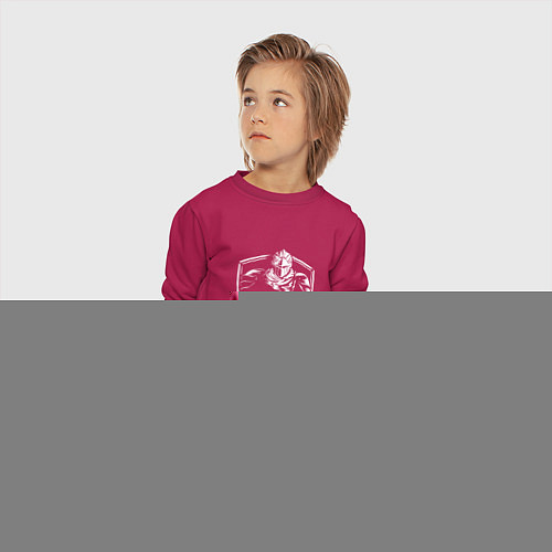 Детский свитшот Темный рыцарь / Маджента – фото 4