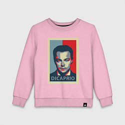 Свитшот хлопковый детский DiCaprio Art, цвет: светло-розовый