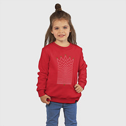 Свитшот хлопковый детский Принцесса на горошине, цвет: красный — фото 2