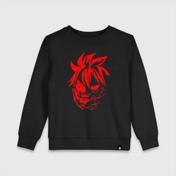 Свитшот хлопковый детский Son of Flame Dragon, цвет: черный