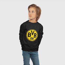 Свитшот хлопковый детский BVB 09, цвет: черный — фото 2