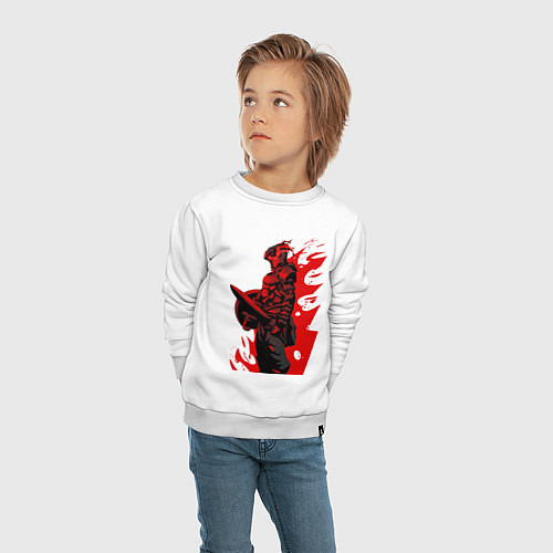 Детский свитшот Убийца гоблинов / Белый – фото 4