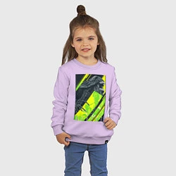 Свитшот хлопковый детский Чужой alien, цвет: лаванда — фото 2