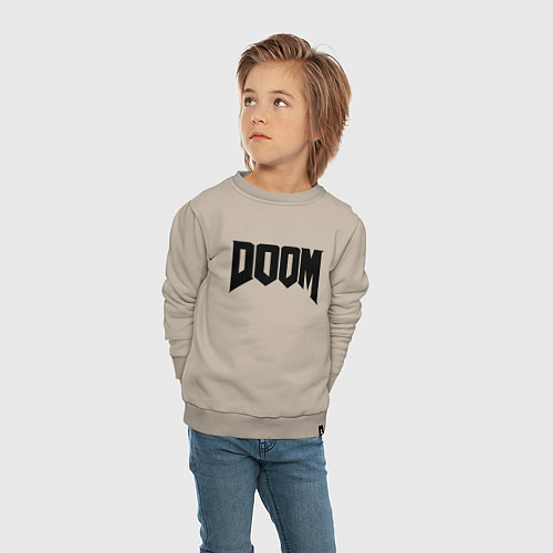 Детский свитшот DOOM / Миндальный – фото 4