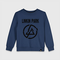 Свитшот хлопковый детский Linkin Park, цвет: тёмно-синий