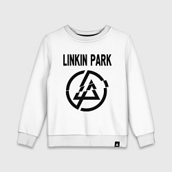 Свитшот хлопковый детский Linkin Park, цвет: белый