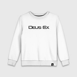 Свитшот хлопковый детский DEUS EX, цвет: белый