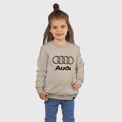 Детский свитшот AUDI / Миндальный – фото 3