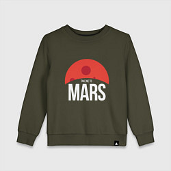 Детский свитшот Take me to Mars