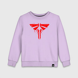 Свитшот хлопковый детский THE LAST OF US, цвет: лаванда