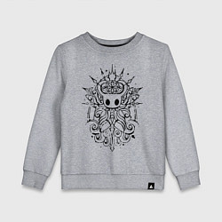 Свитшот хлопковый детский Hollow Knight, цвет: меланж