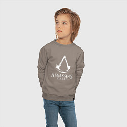 Свитшот хлопковый детский Assassin’s Creed, цвет: утренний латте — фото 2